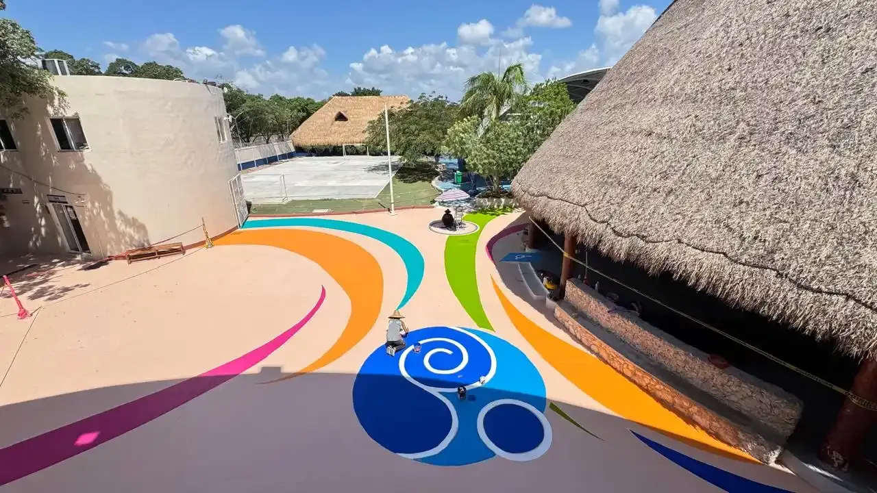 Proceso de pintado de piso