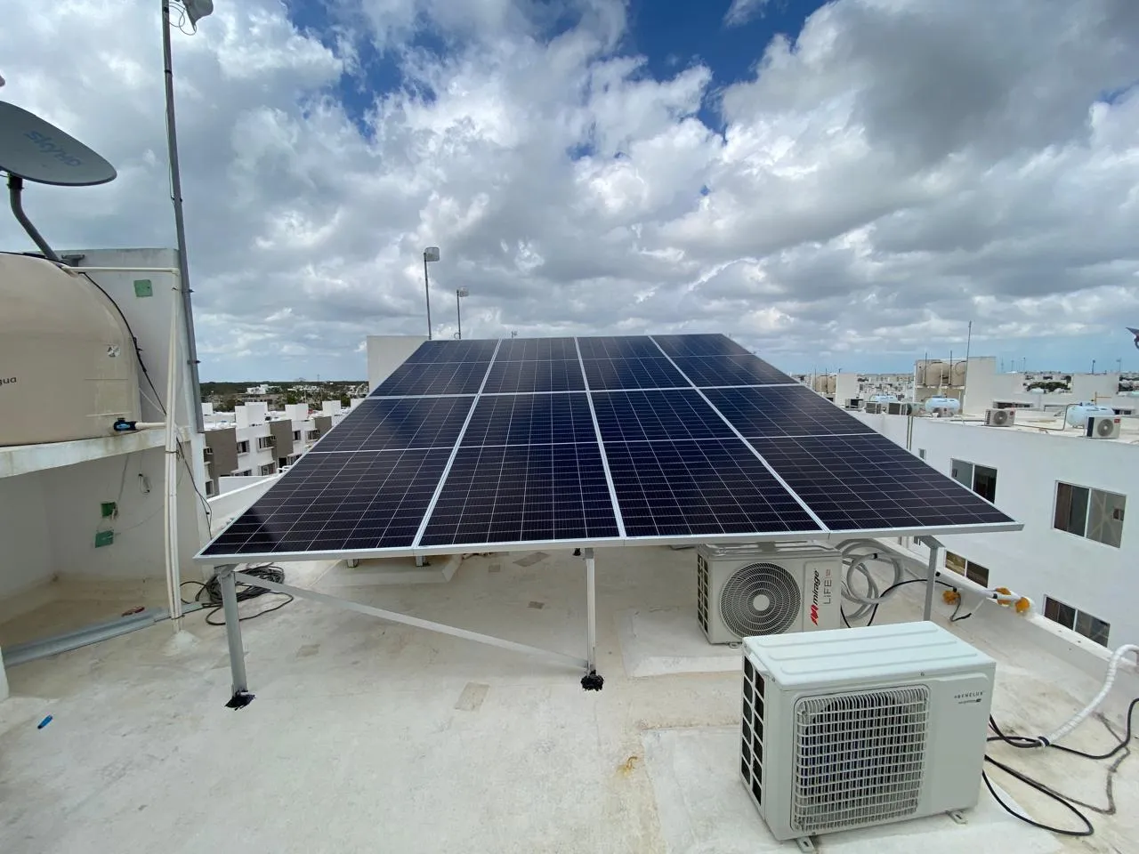 Instalación de calentadores solares para albercas